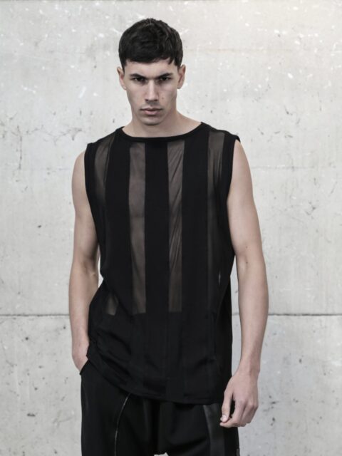 avant garde black top