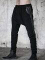 avant garde black trousers