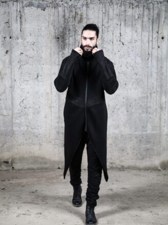 avant garde black jacket