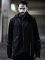 avant garde black jacket hooded